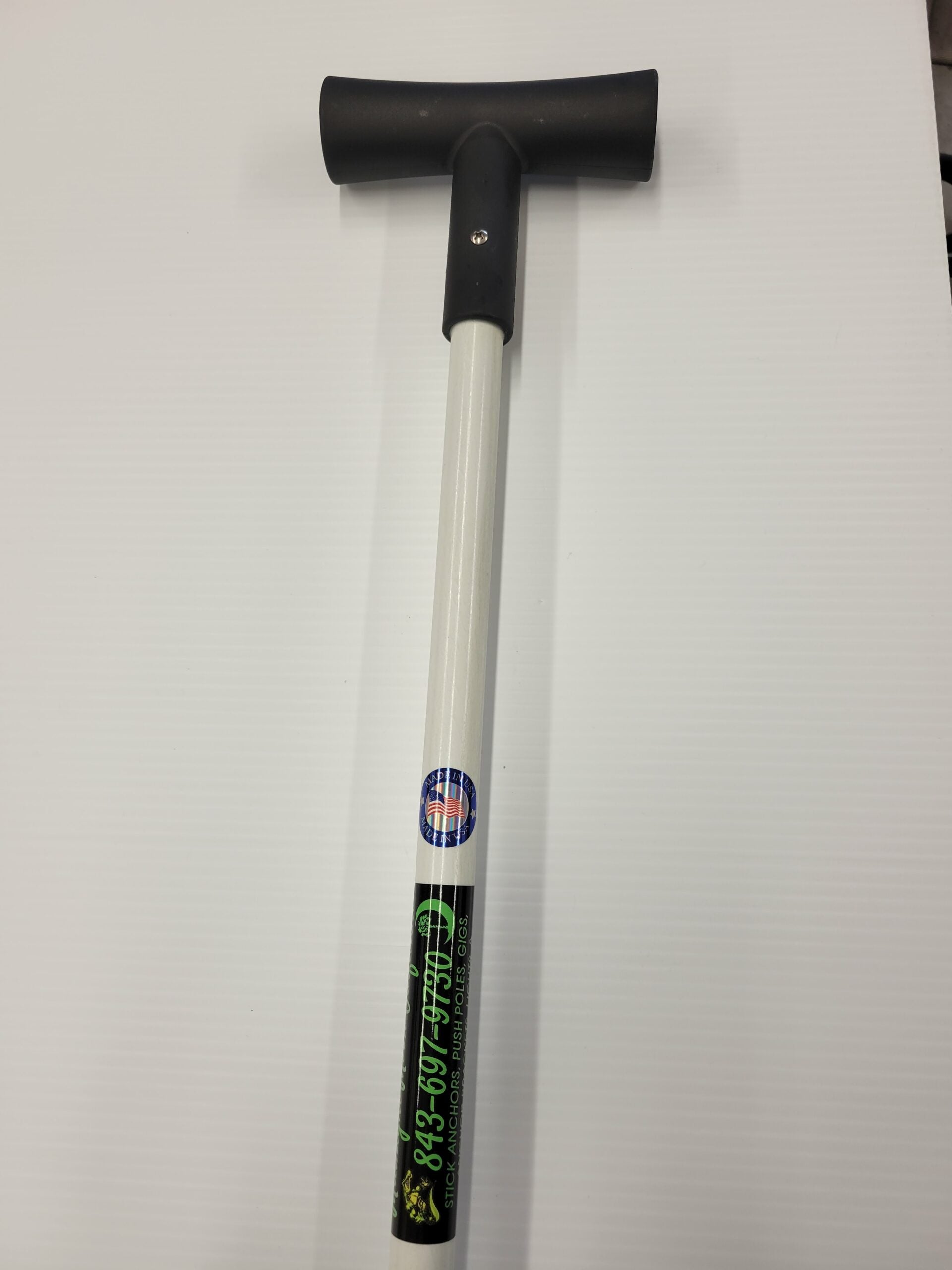 Shallow Water Stick Anchors - 8ft - White, Two Piece image